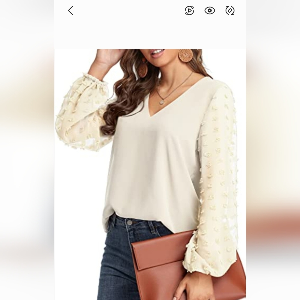 Goorey Swiss Dot Top